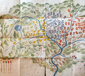 鶴岡の古地図